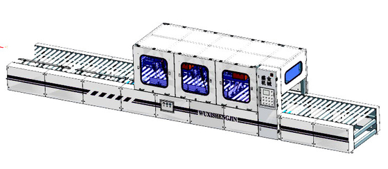 800mm volledig Automatische Lijn van de het Gevalverpakking van de Kartondoos 2001000mm 5-6 Pieces/M